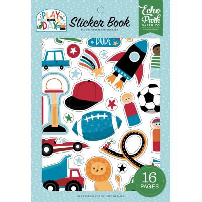 Echo Park Play All Day Boy Sticker - Sticker Book